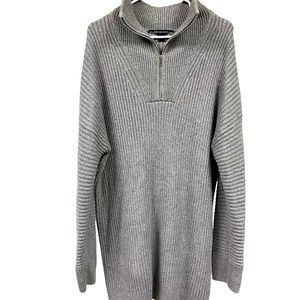 French Connection half zip knit sweater dress